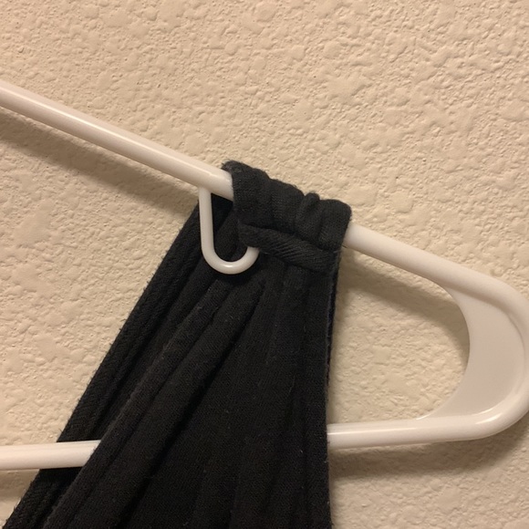 diane von furstenbers black repaired dress size 4 - Picture 3 of 9